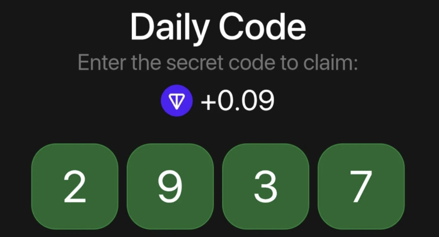 TonHash Daily Secret Code 27 June 2025